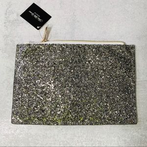 Black Glitter Pouch